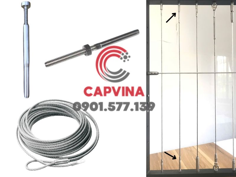 Tăng đơ cáp inox Capvina standar 05