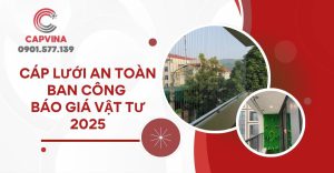 Cáp lưới an toàn ban công