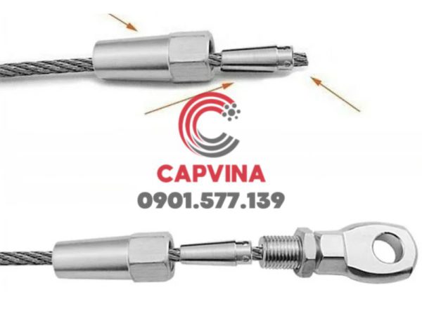 Đầu cố định 304 316 mã M5 – CAPVINA