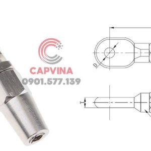 Đầu cố định 304 316 mã M5 – CAPVINA