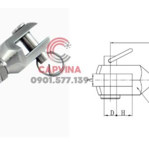 Đầu cố định 304 316 mã M7 – CAPVINA