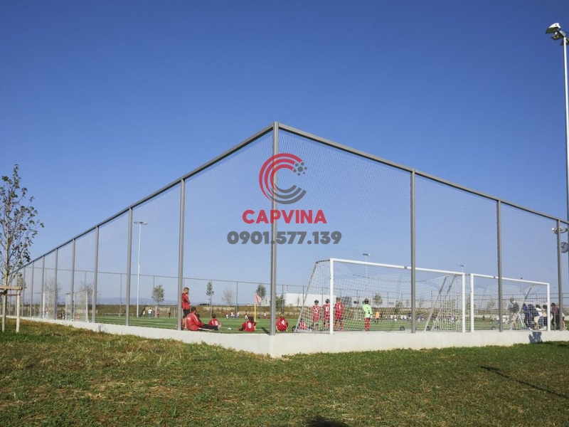 cáp căng lưới sân bóng đá