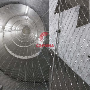 lưới an toàn giếng trời cầu thang