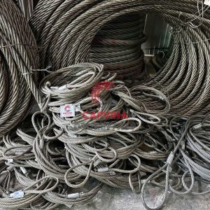 cáp thép bấm chì