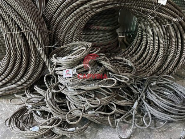 cáp thép bấm chì