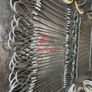 cáp thép bấm chì