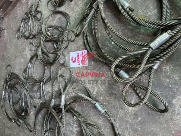 cáp thép bấm chì