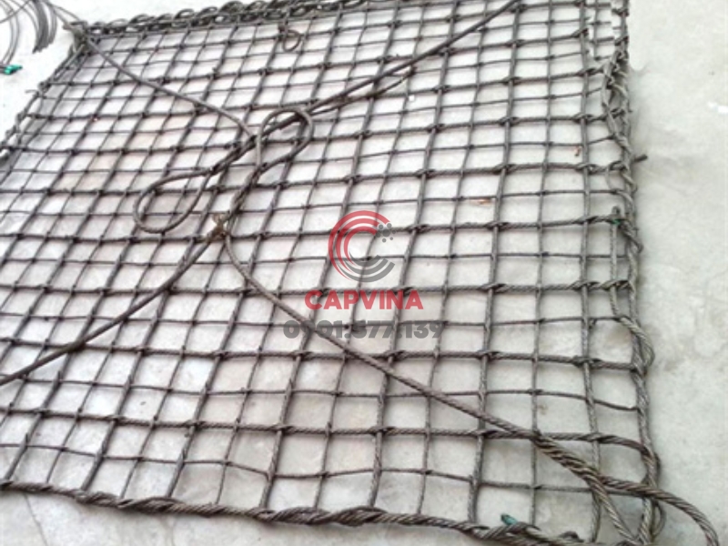rọ cẩu đá cáp thép