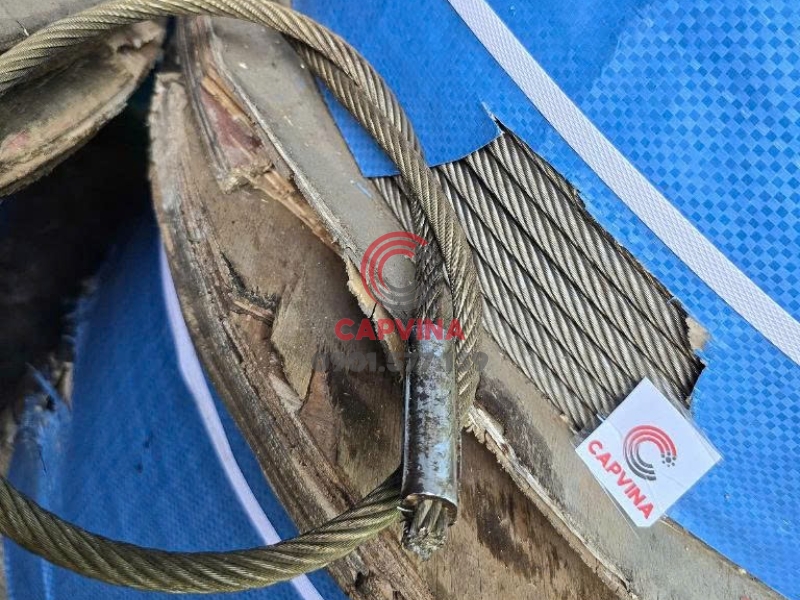 cáp inox 8x29 IWRC cho máy cào phân