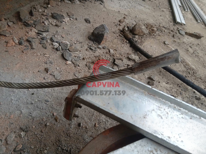 cáp inox 8x29 IWRC cho máy cào phân