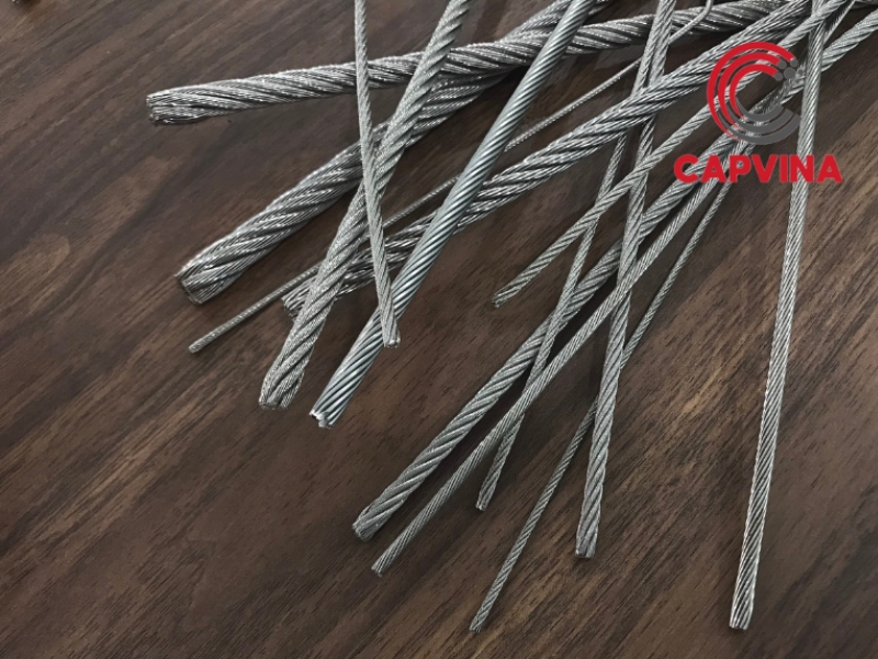 cáp inox 8x29 IWRC cho máy cào phân
