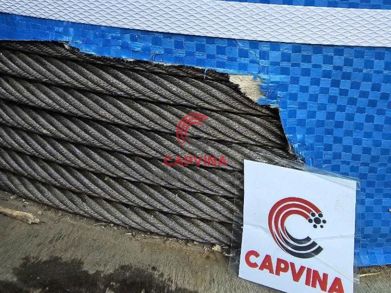 Cáp inox 8x29 IWRC phi 10