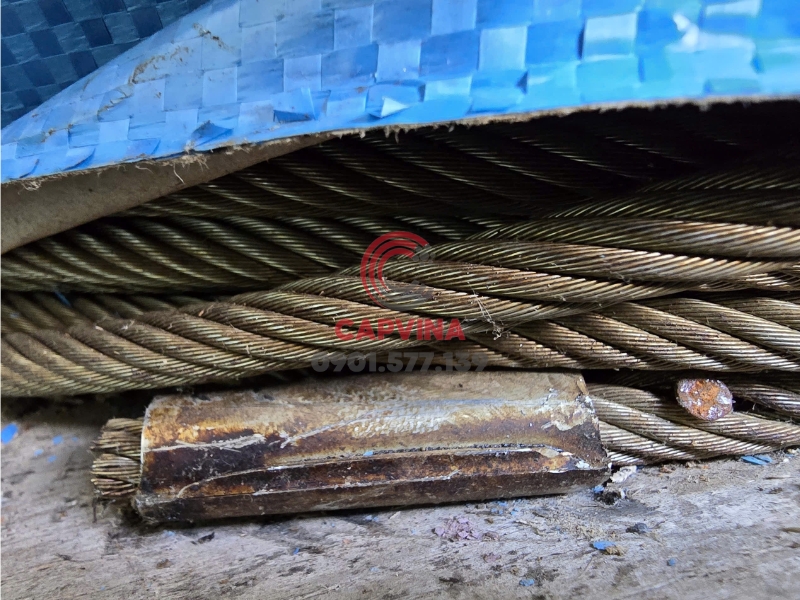 Cáp thép cào phân