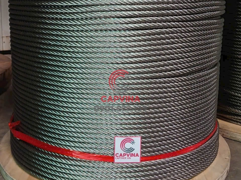 Cáp thép cào phân
