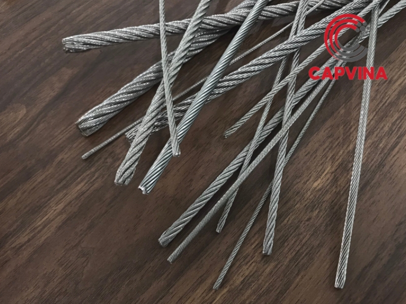 dây cáp inox cho máy cào phân