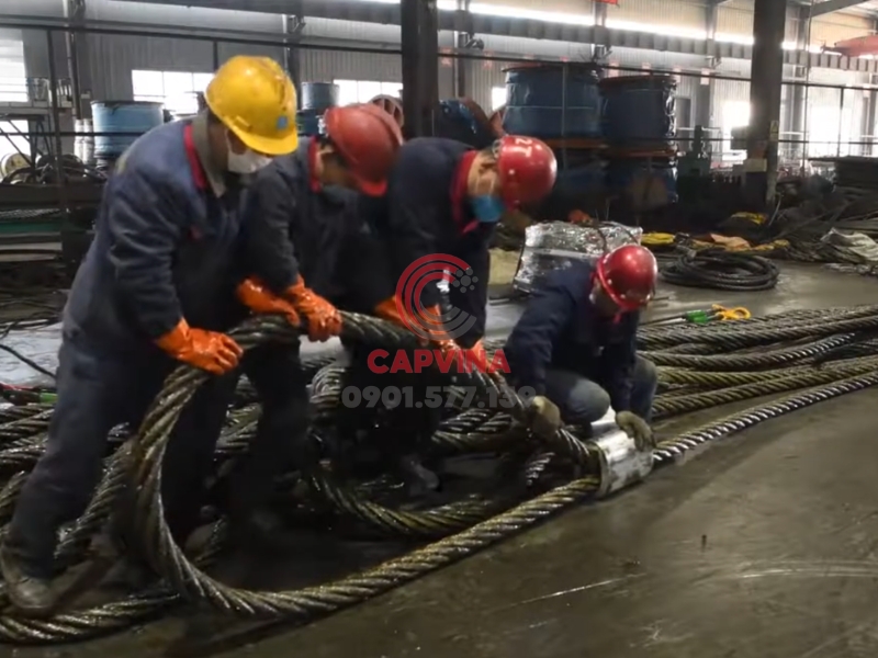 cáp bấm chì ngành hàng hải