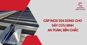 Cáp inox 304 dùng cho dây cứu sinh