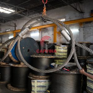 Cáp thép bấm chì chịu lực lớn