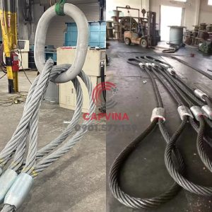 Cáp thép bấm chì chịu tải cao
