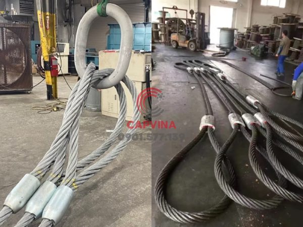 Cáp thép bấm chì chịu tải cao