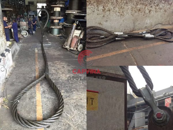 Cáp thép bấm chì chịu tải cao