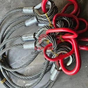 cáp thép bấm chì mắt cứng