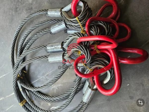 cáp thép bấm chì mắt cứng