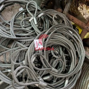Cáp thép bấm chì mắt mềm