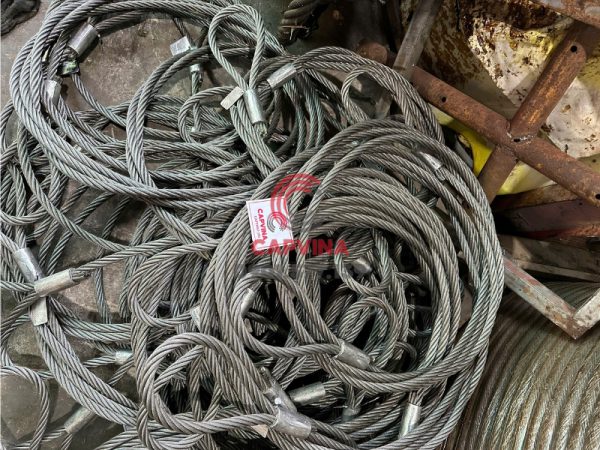 Cáp thép bấm chì mắt mềm