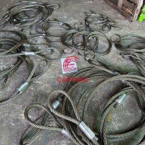 Cáp thép bấm chì mắt mềm