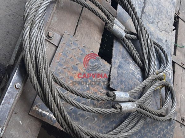 cáp thép chầu bấm chì