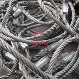 cáp thép chầu bấm chì