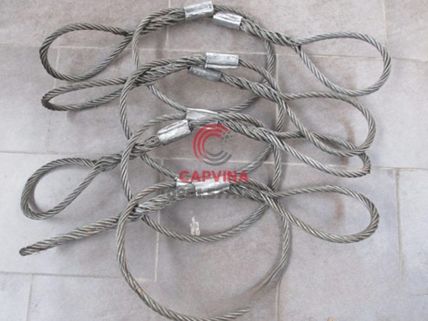 cáp thép chầu bấm chì