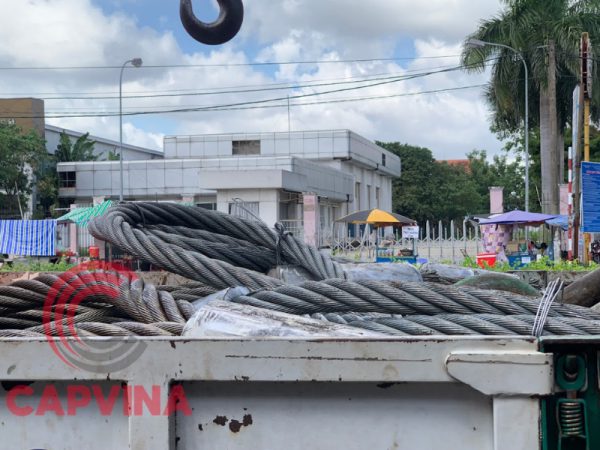 cáp thép chầu bấm chì