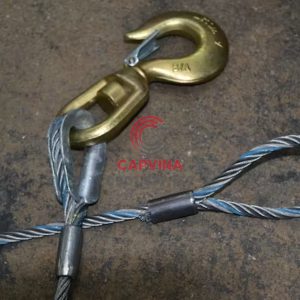 cáp thép chầu bấm chì