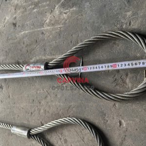 sling cáp thép bấm chì