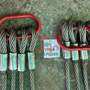 Sling cáp thép bấm chì