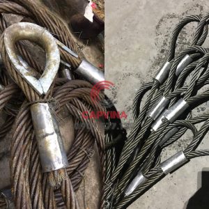 Sling cáp thép bấm chì