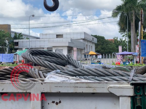 Sling cáp thép bấm chì tải trọng lớn