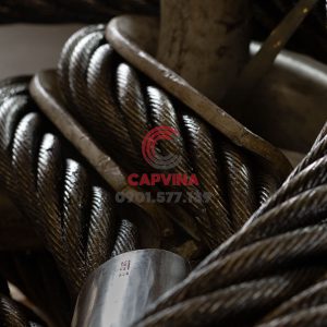 Sling cáp thép bấm chì tải trọng lớn
