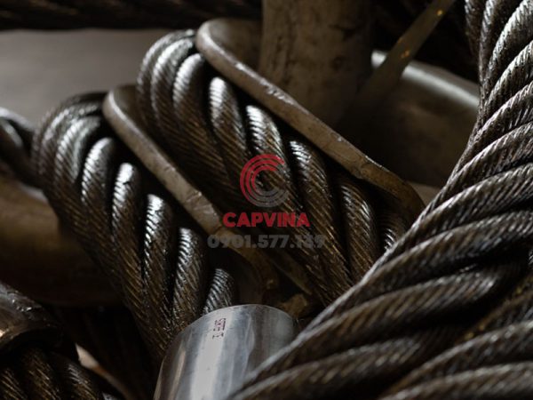 Sling cáp thép bấm chì tải trọng lớn