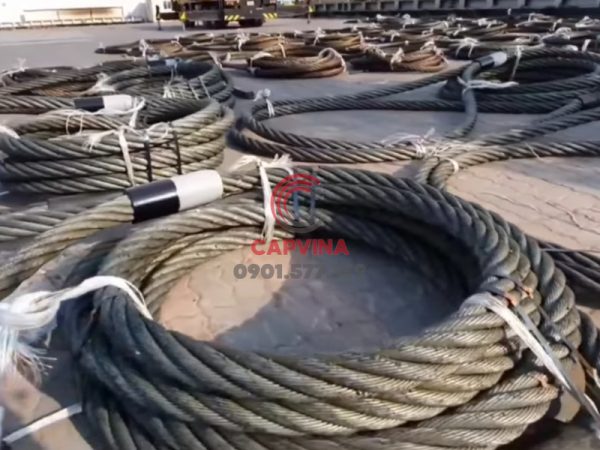 Sling cáp thép bấm chì tải trọng lớn