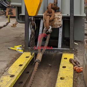 cáp thép bấm chì 120mm dài 16m
