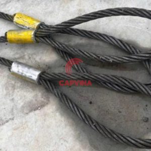 Cáp thép bấm chì 120mm dài 6m