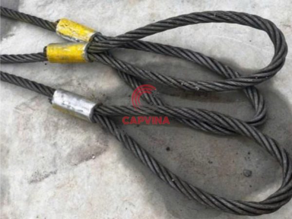 Cáp thép bấm chì 120mm dài 6m