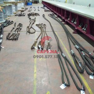 Cáp thép bấm chì 140mm