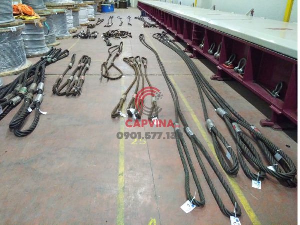 Cáp thép bấm chì 140mm