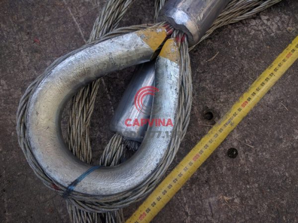Cáp thép bấm chì 110mm