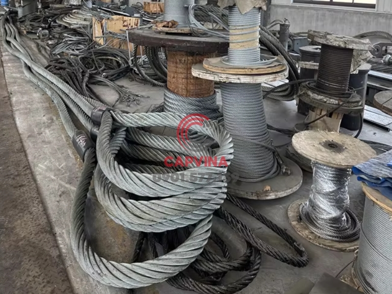 Cáp thép bấm chì 120mm