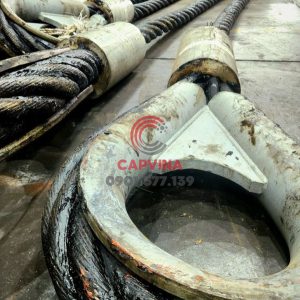 Cáp thép bấm chì 120mm dài 14m